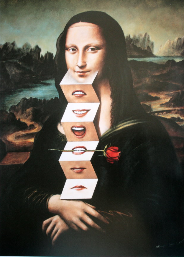 magrittee:

Rafal Olbinski - Rehearsal for an Icon