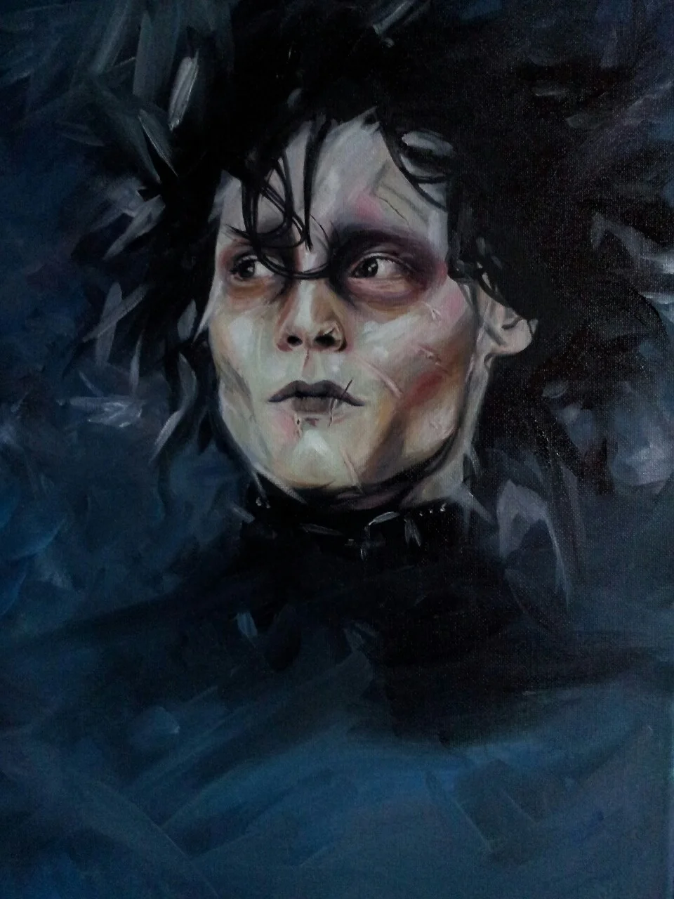 eatsleepdraw:

My unfinished oil painting:)