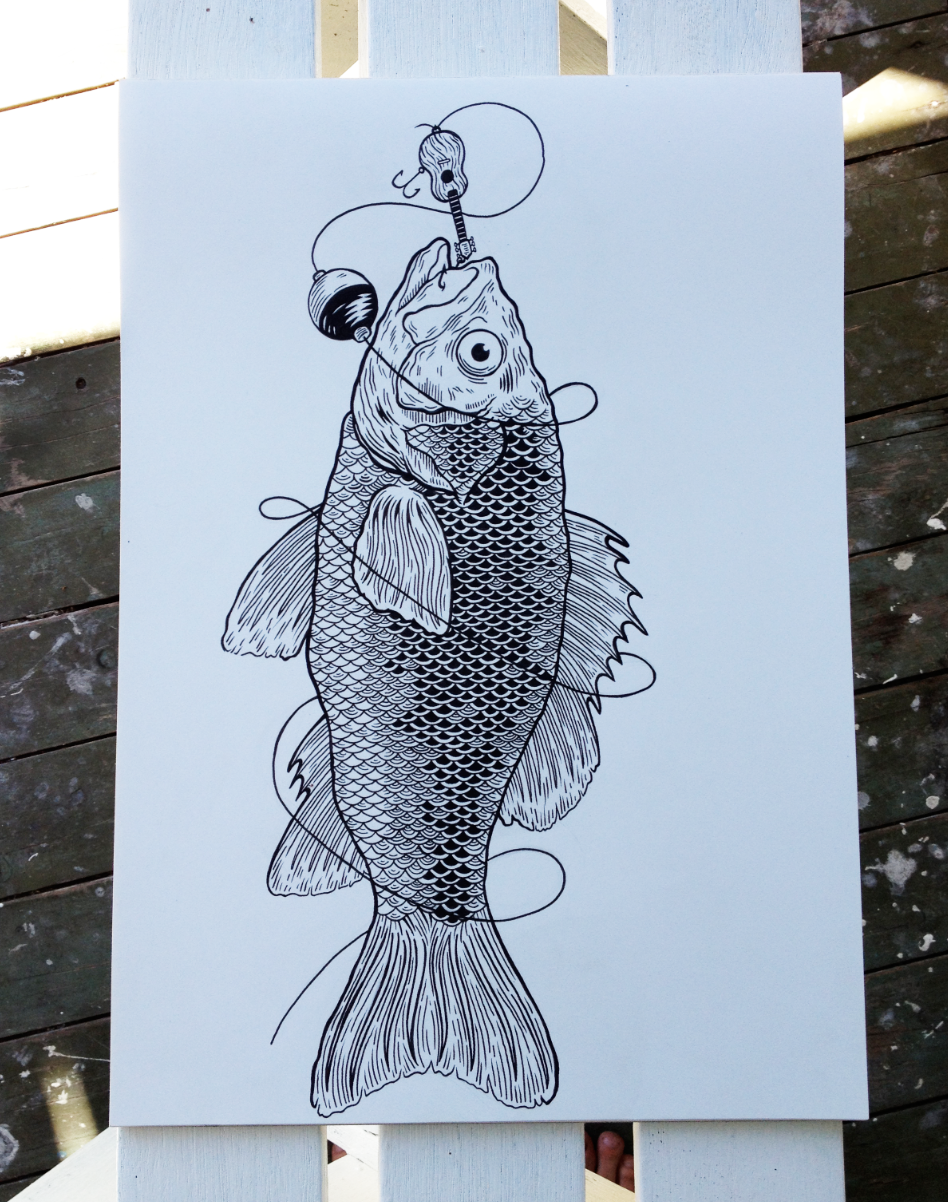 eatsleepdraw:

Lured to the music.