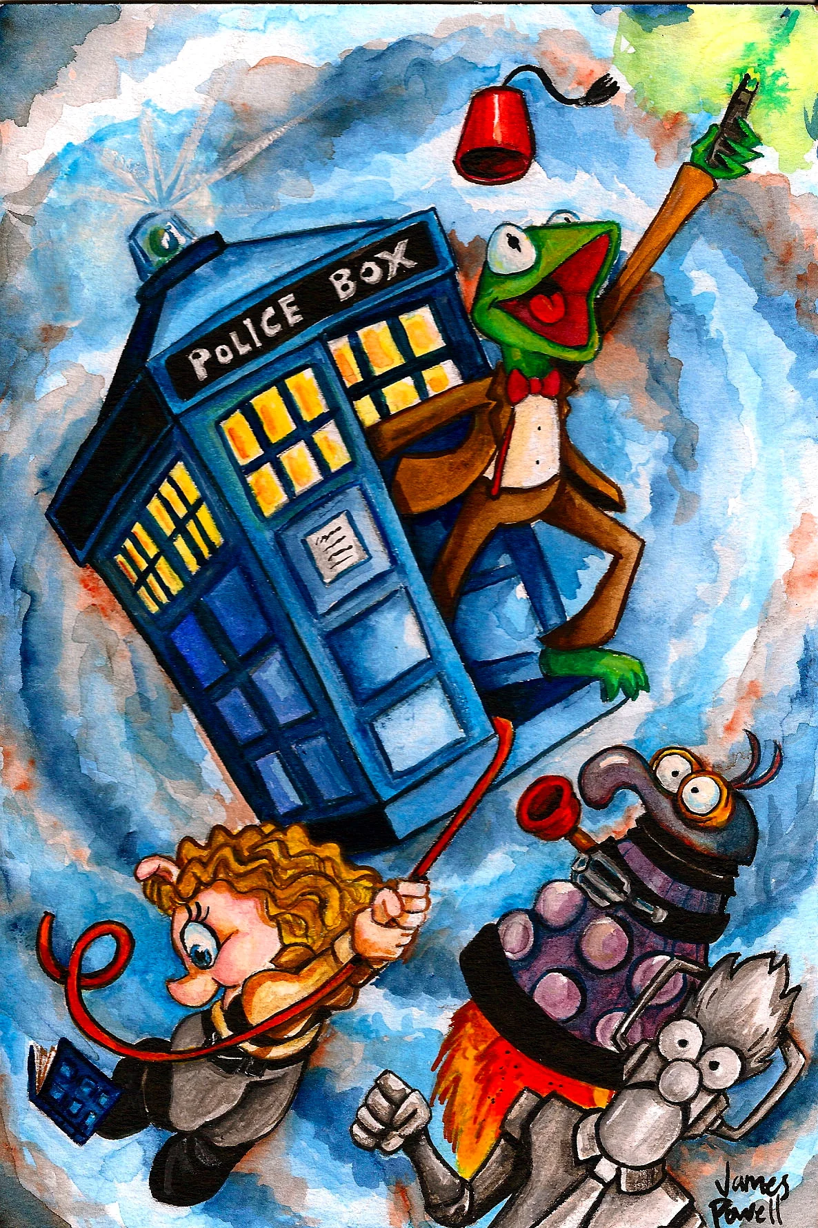 doctorwho:

jamespowellart:

Having a bit of a Doctor Who/Muppet/Watercolor day….how about you?

Today is Fan Art Friday. Reblog your favorite Doctor Who fanart. Let us know about it via our Ask. We’ll reblog some of our favs.