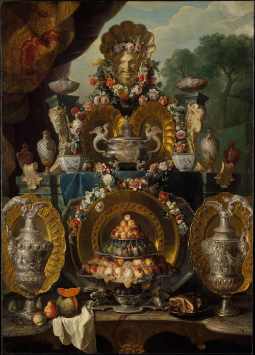 f-featherbrain:

Alexandre François Desportes (French, Champigneulle 1661–1743 Paris), Still Life with Silver. Oil on canvas.
(via: The Metropolitan Museum of Art)