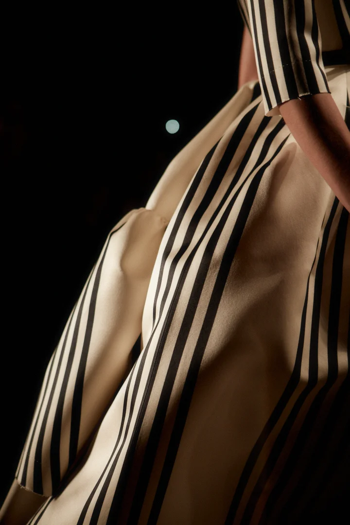 milkstudios:

Stripes at the Alexandre Herchcovitch show
Photo by Jessie Adler.