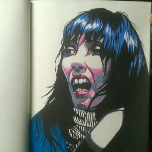 eatsleepdraw:

Sharpie portrait of Shelley Duvall (Wendy) from The Shining.