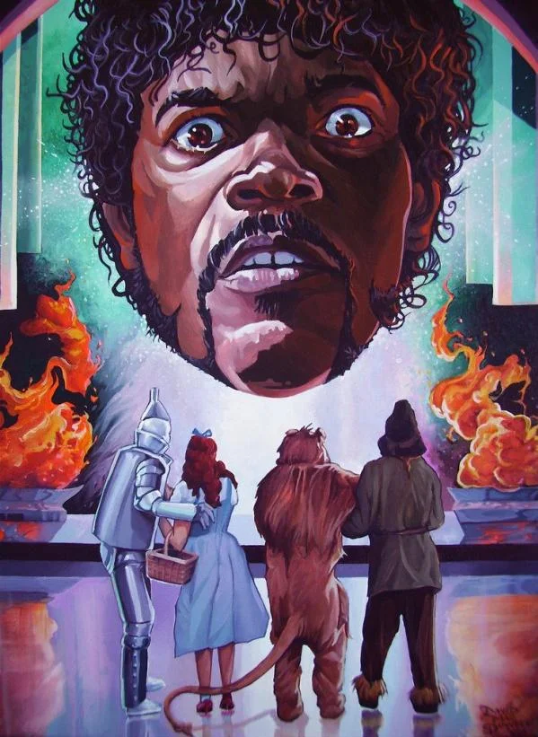 fairweathermermaid:

I’d be terrified if Samuel L. Jackson was the Wizard of Oz.