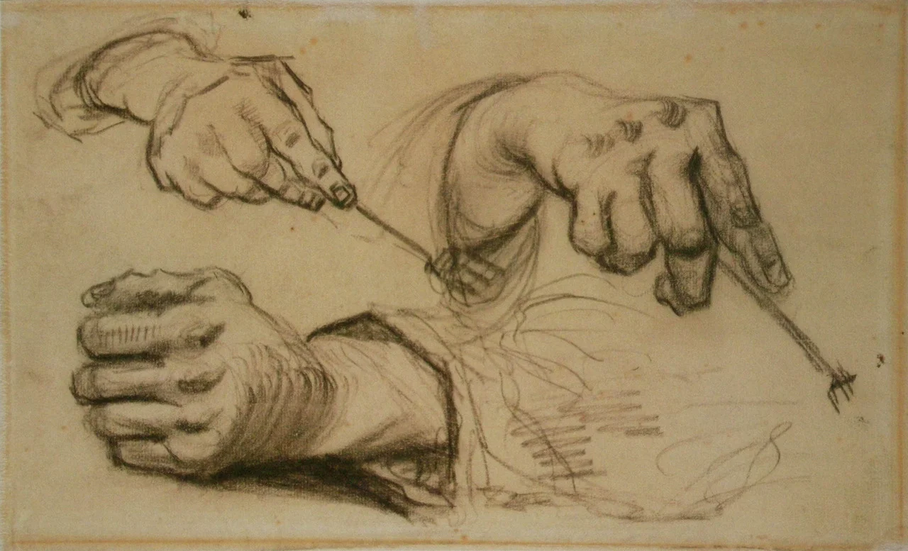 proustitute:

Vincent van Gogh, Studies of Hands, 1885