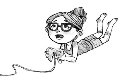 blythesdailydoodles:

Daily Doodle #356:
The only video games I really enjoy are racing games - or maybe just Mario Kart :)