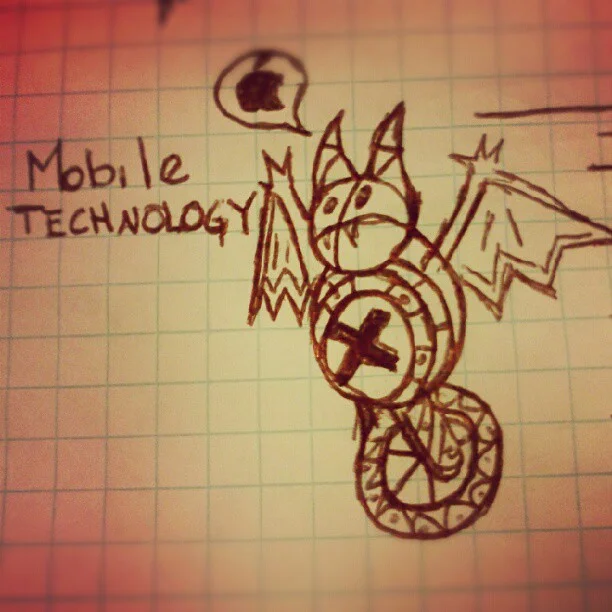 gypsysmiles:

#strangecreatures #sketch #mobile (Taken with Instagram)