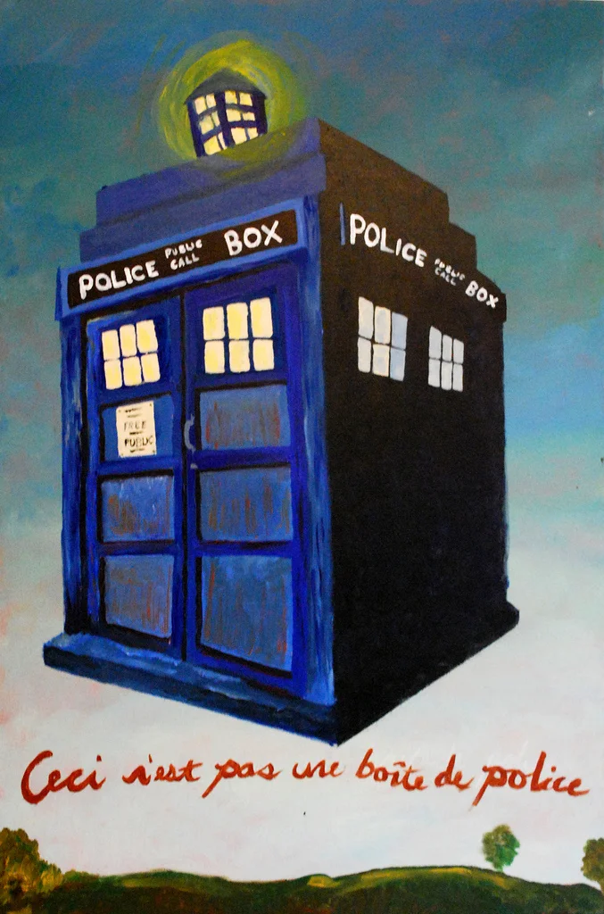 bglass:

Doctor Who x Magritte.