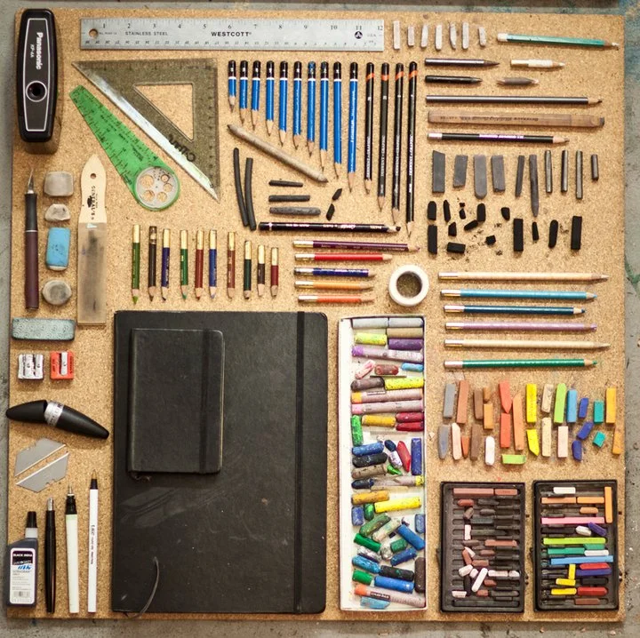 thingsorganizedneatly:

SUBMISSION: Working in the studio
