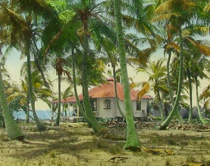 oldflorida:

I’d rather be in a bungalow on Biscayne Bay, 1912.
(Alvin Lederer Collection)