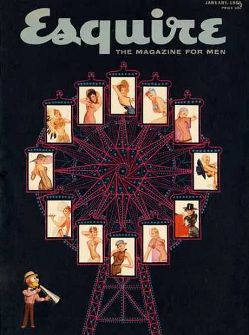 theniftyfifties:

Esquire magazine New Year issue, January 1955.

Discovered on TumTum ♻