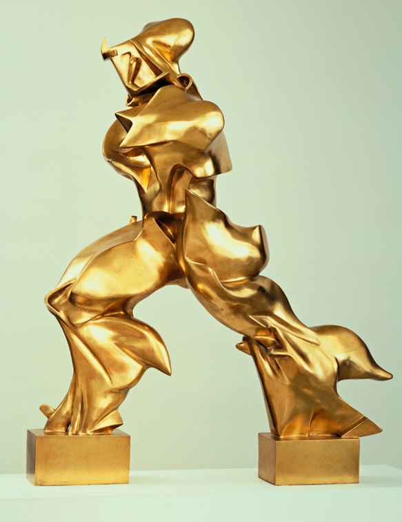 cavetocanvas:

Unique Forms of Continuity in Space - Umberto Boccioni, 1913