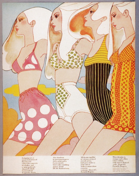 thecarnabetianarmy:

Lingerie illustration from McCall’s, 1967. Scanned from Psychedelic Chic.