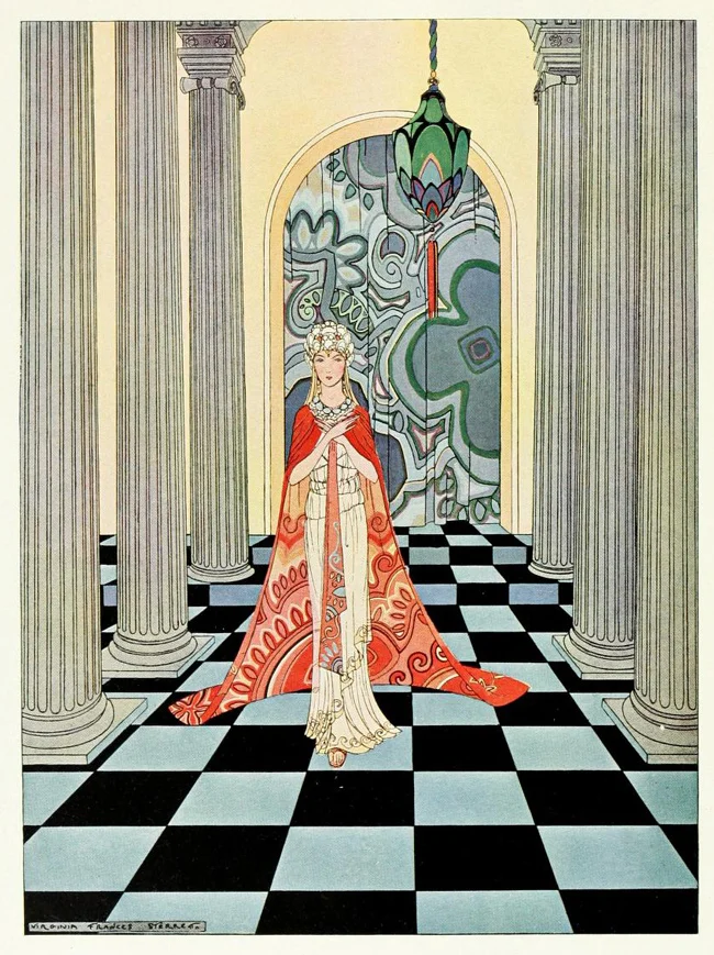 realbroad:

Illustration by Virginia Frances Sterrett for Tanglewood Tales by Nathanial Hawthorne, from the Penn Publishing Company, 1921.