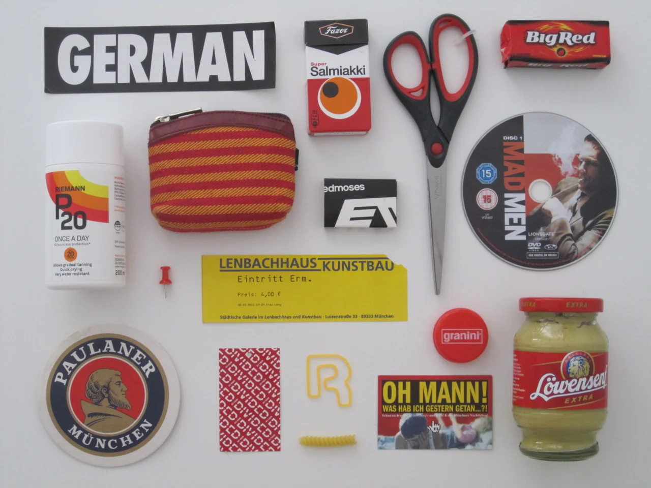 thingsorganizedneatly:

SUBMISSION: Having summarized my first week in Munich, I soon discovered why the German flag is coloured the way it is. 