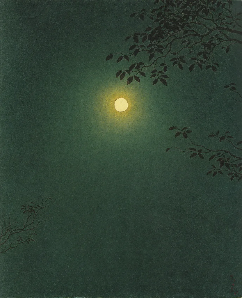 colbeans:

Yajuro Takashima（高島野十郎 Japanese 1890-1975）Mangetsu  満月   1963