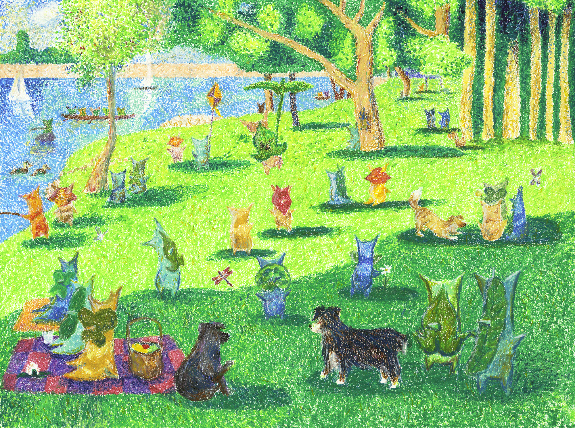 koroks on la grande jatte