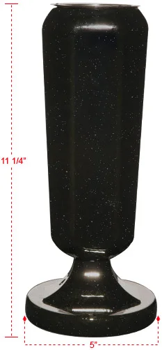 Vases supplied by U.S Metalcraft Inc.