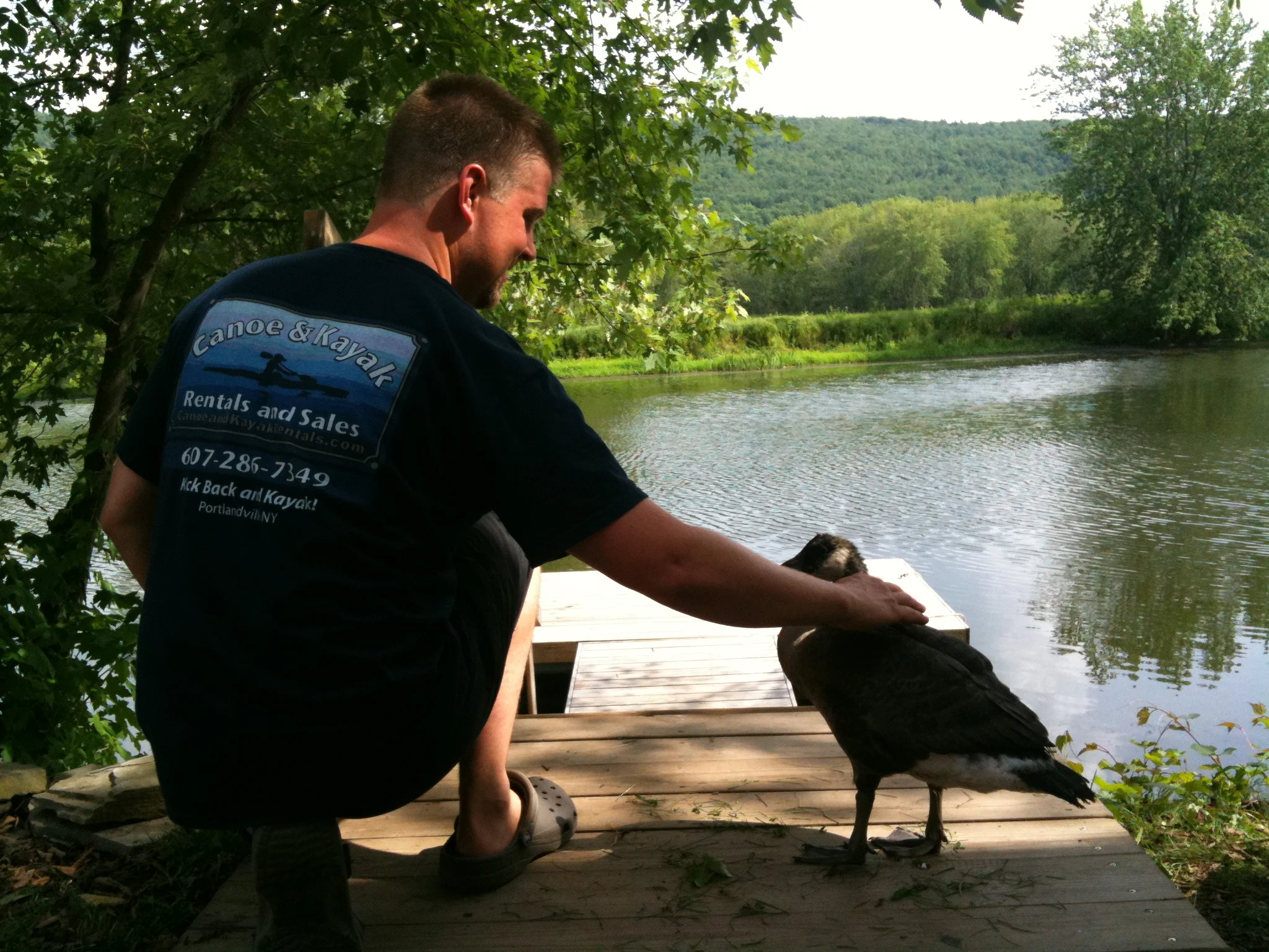 Brent and Gus the Goose