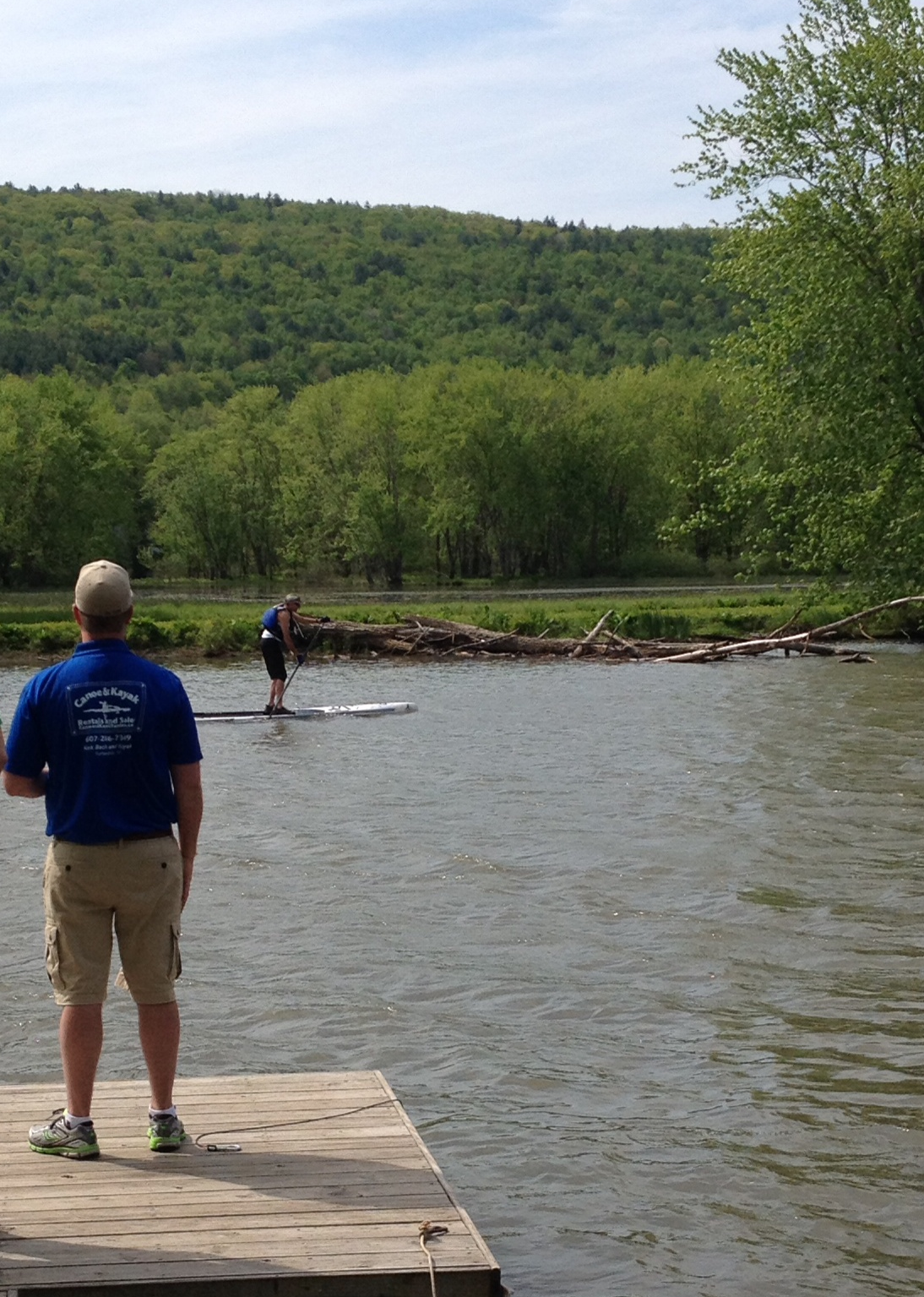 Brent witnessing paddleboard history in the making. This gentleman was the first ever to complete the 70 mile General Clinton Canoe Regatta on a stand up paddelboard!