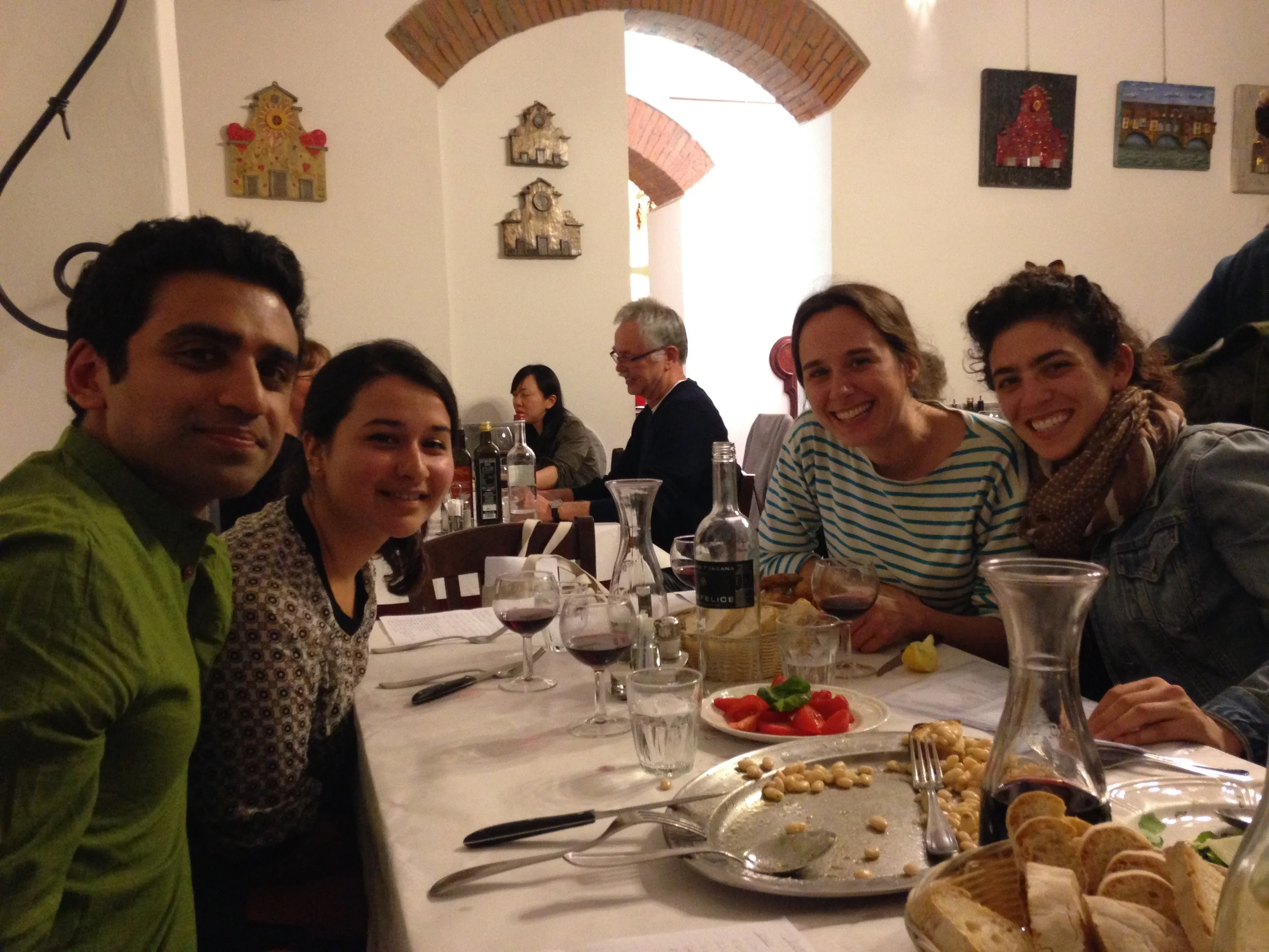 Dinner at Casalinga near Santo Spirito Church. With one epic Tiramisu...