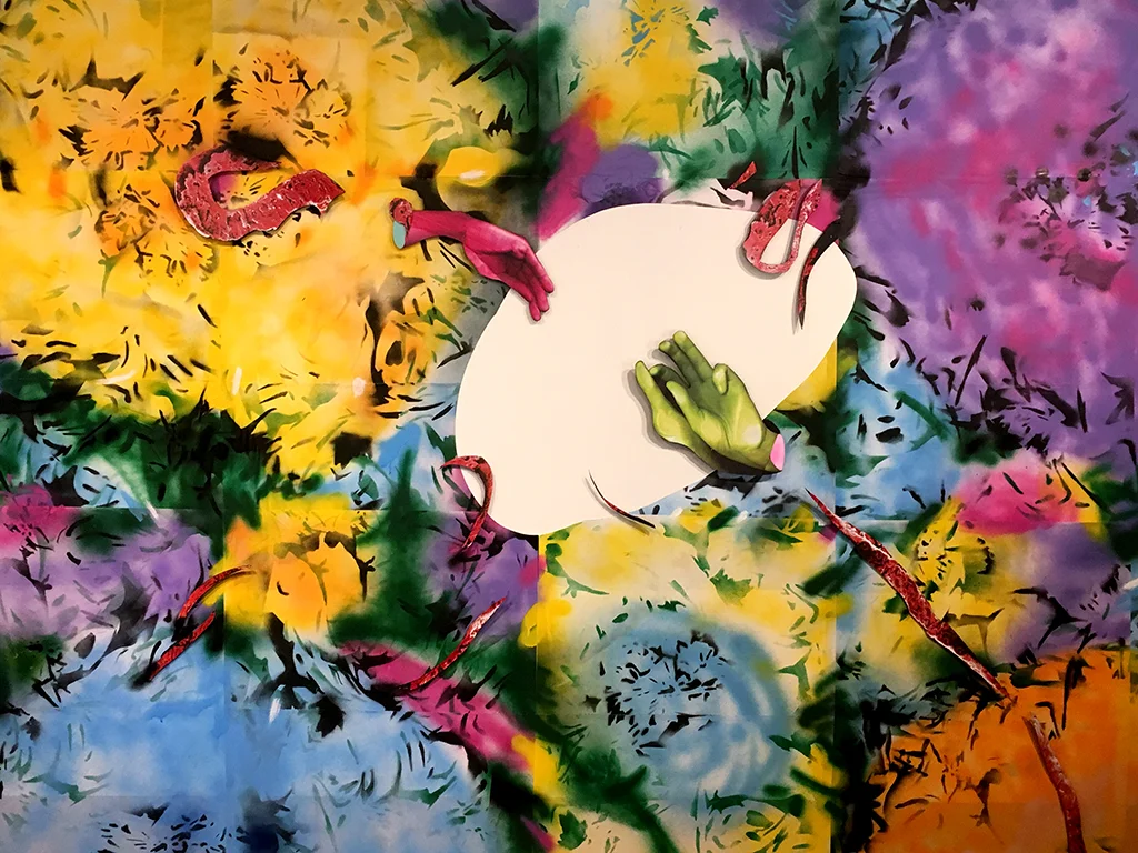 Neon Spring (detail) 2017