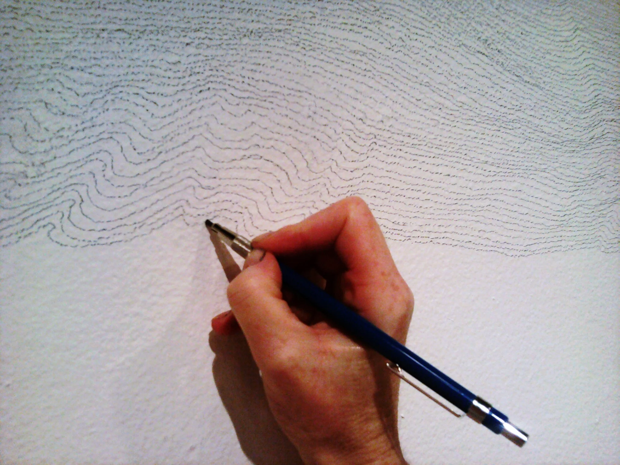 A Sol Le Witt Wall Drawing