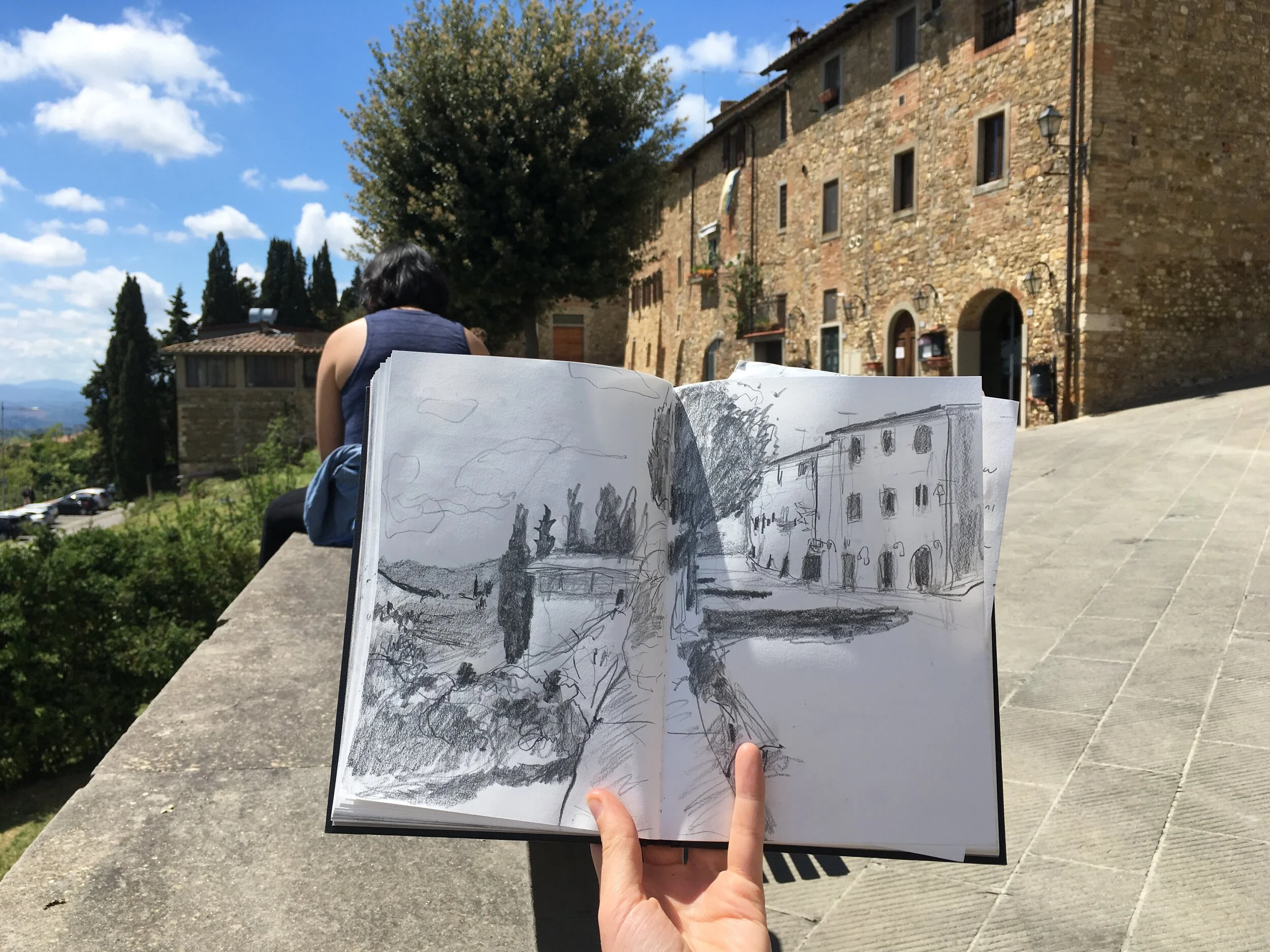 In the village
