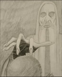 ^ Saruman (Lord of the Rings) - graphite