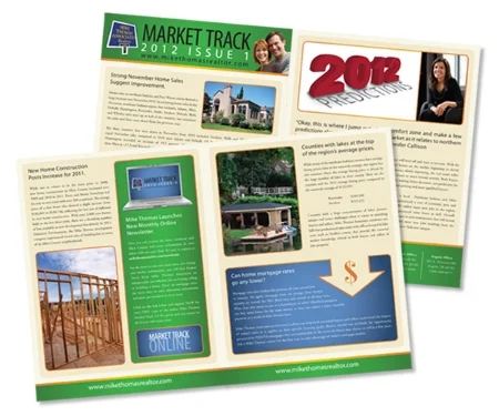^ Mike Thomas Realtor - quarterly newsletter offering real estate trends and other useful information to current and potential customers.