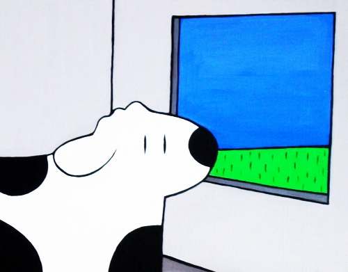    &nbsp;&nbsp;&nbsp;&nbsp;&nbsp;&nbsp;&nbsp;&nbsp;&nbsp;&nbsp; Cow Looking Out   