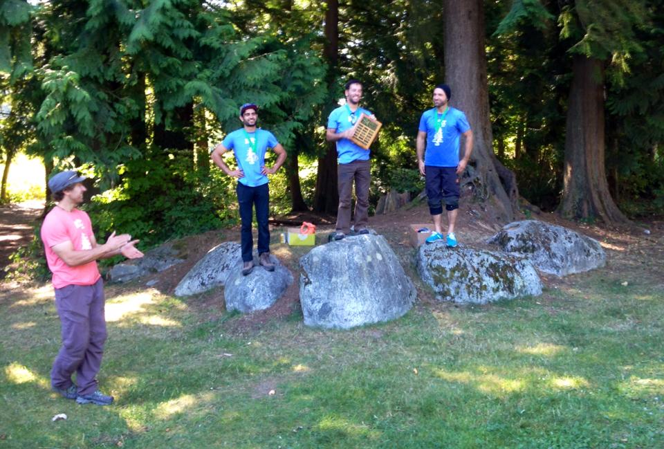 Winner in BC Tree Climbing Competition