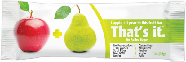 Photo courtesy of That's It. I do not have a relationship with That's It and I'm not paid to promote their products. 