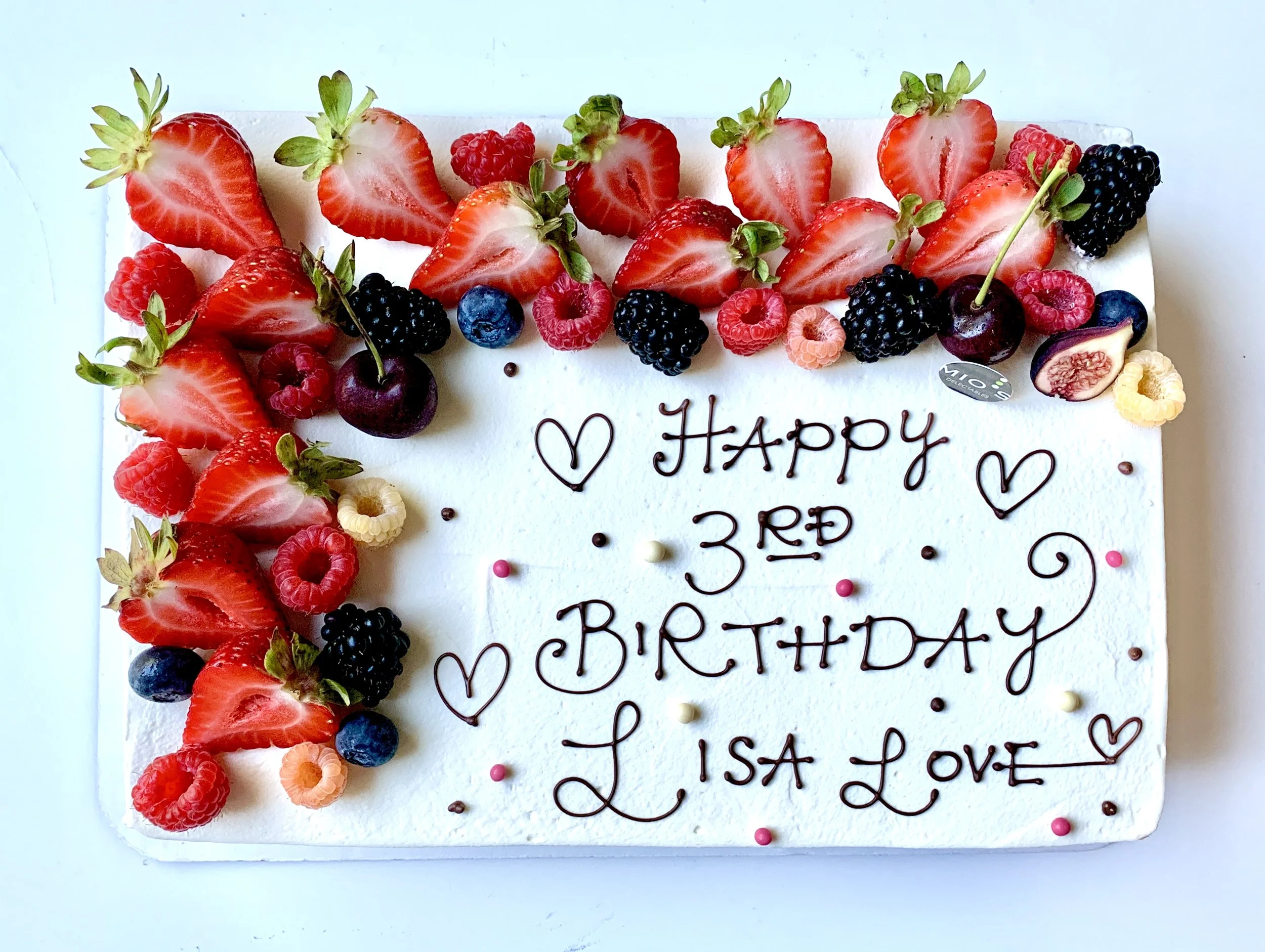 PICK UP ORDER: Birthday Cake & Tart — Mio's Delectables