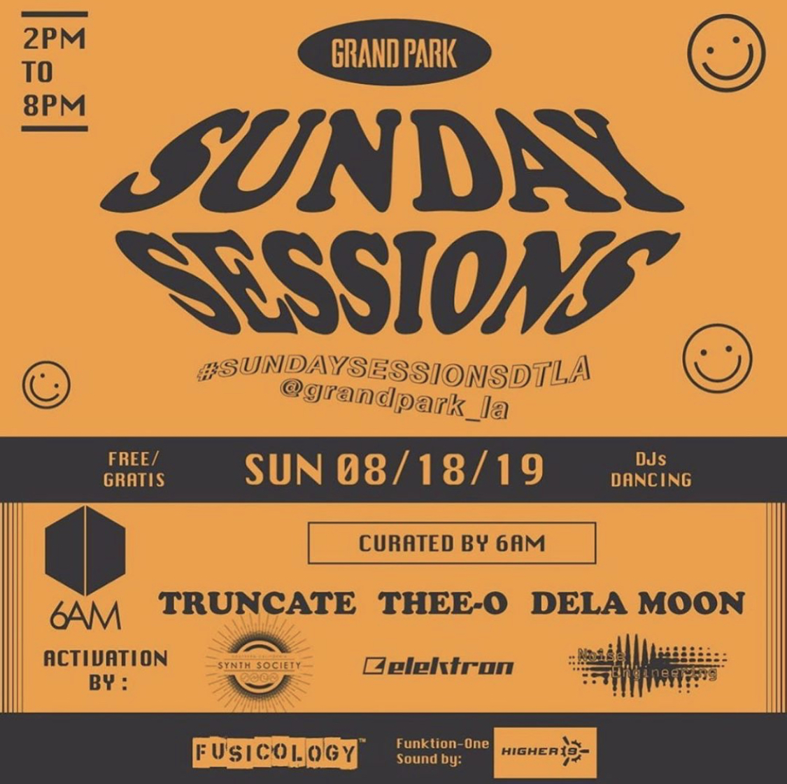 I love the old school look of this flyer.