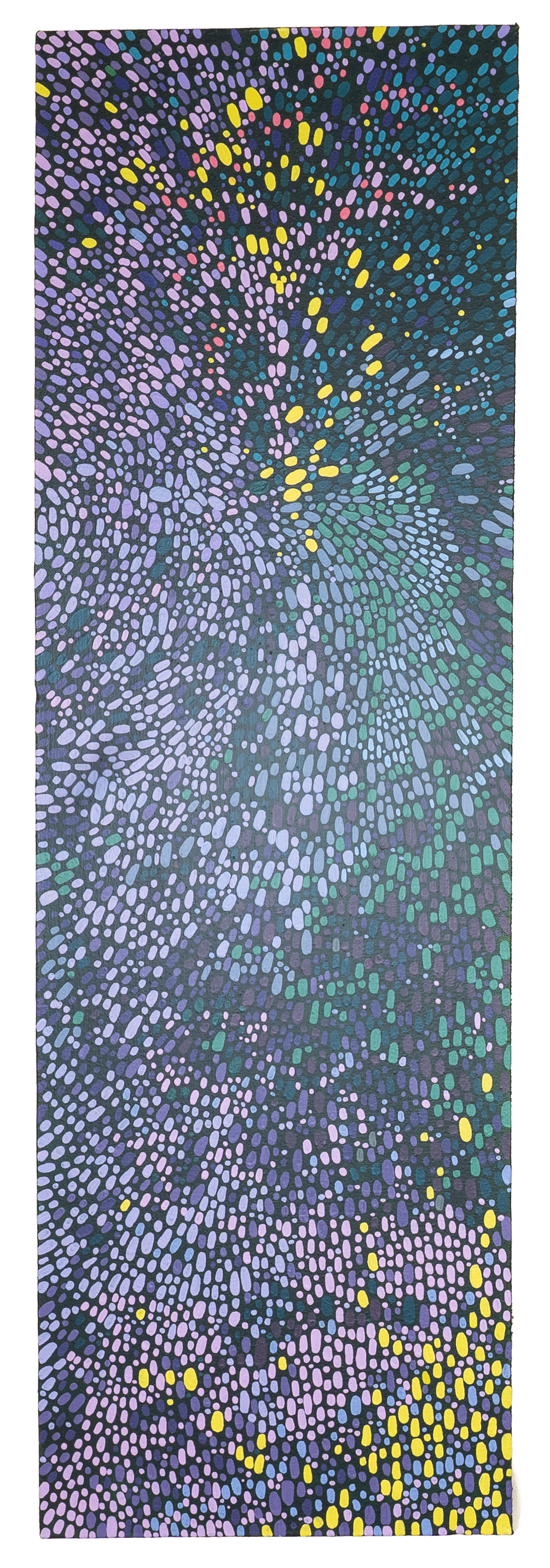 Pasadena Garden I, 2026 Acrylic on canvas 36 x 11 1/2 inches