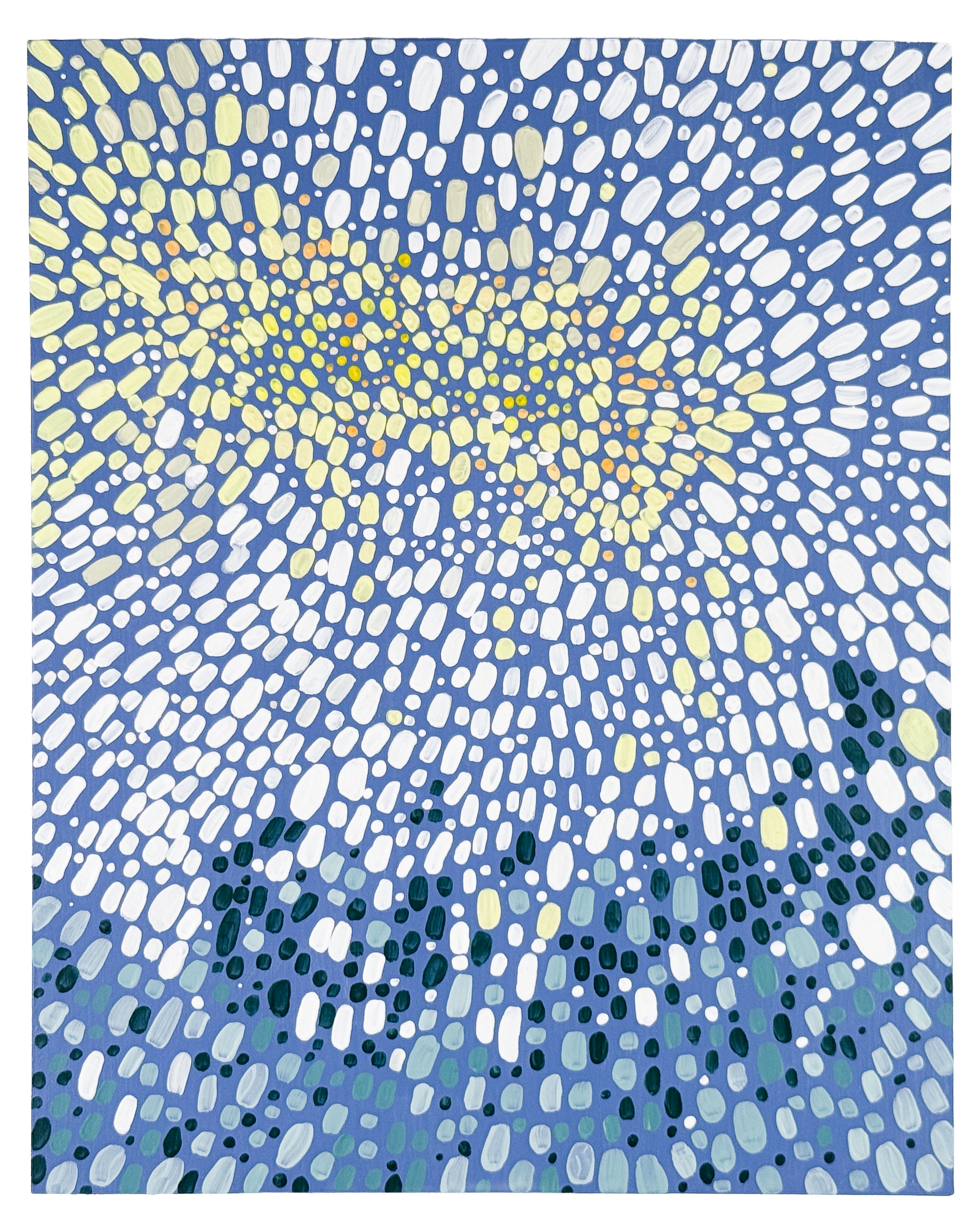 Matilija Poppy I, 2026 Acrylic on panel 10 x 8 inches