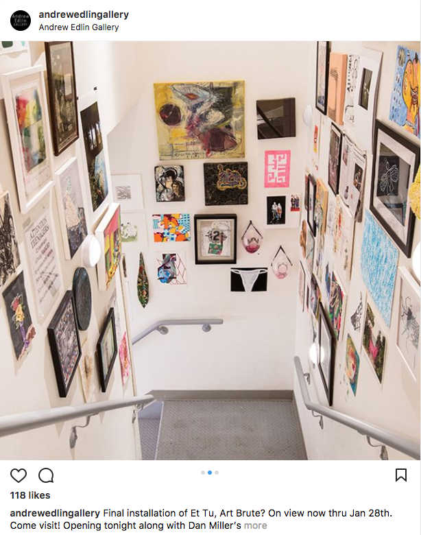 Work installed bottom right corner of image