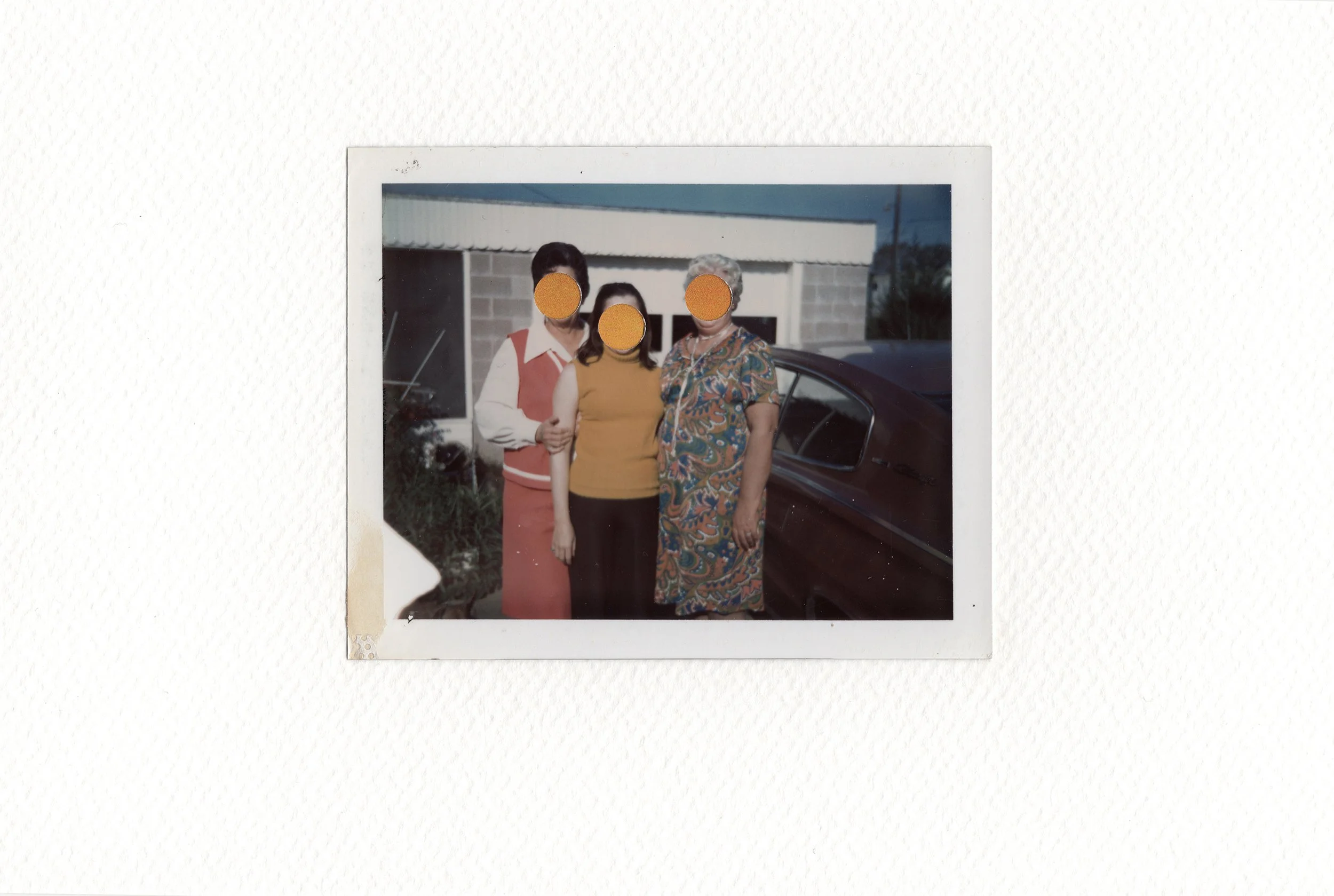Recollection II 07, 2026, Vintage photograph and auction catalog on watercolor paper, 9 x 6 inches