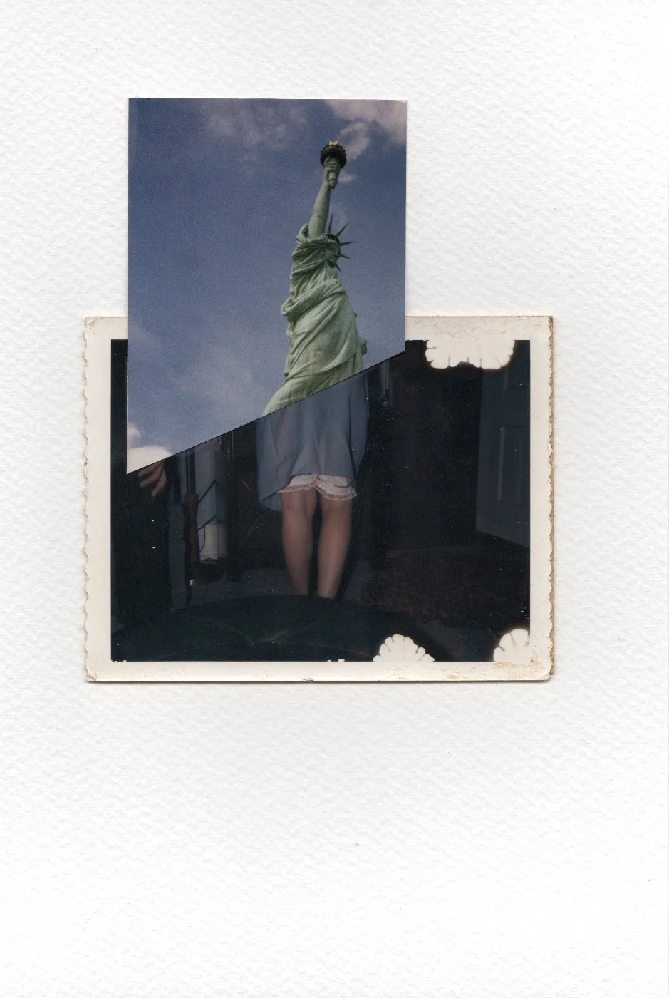 Recollection 10, 2026 Vintage photographs on watercolor paper 9 x 6 inches