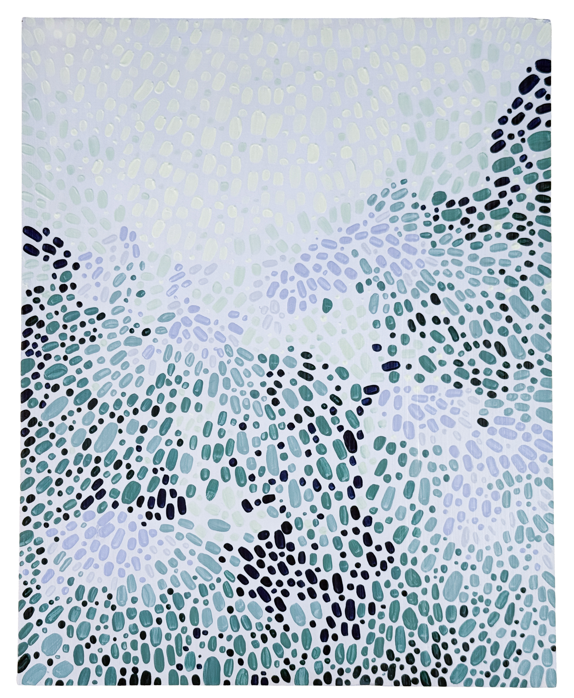 Mendocino Garden II, 2026 Acrylic on panel 10 x 8 inches