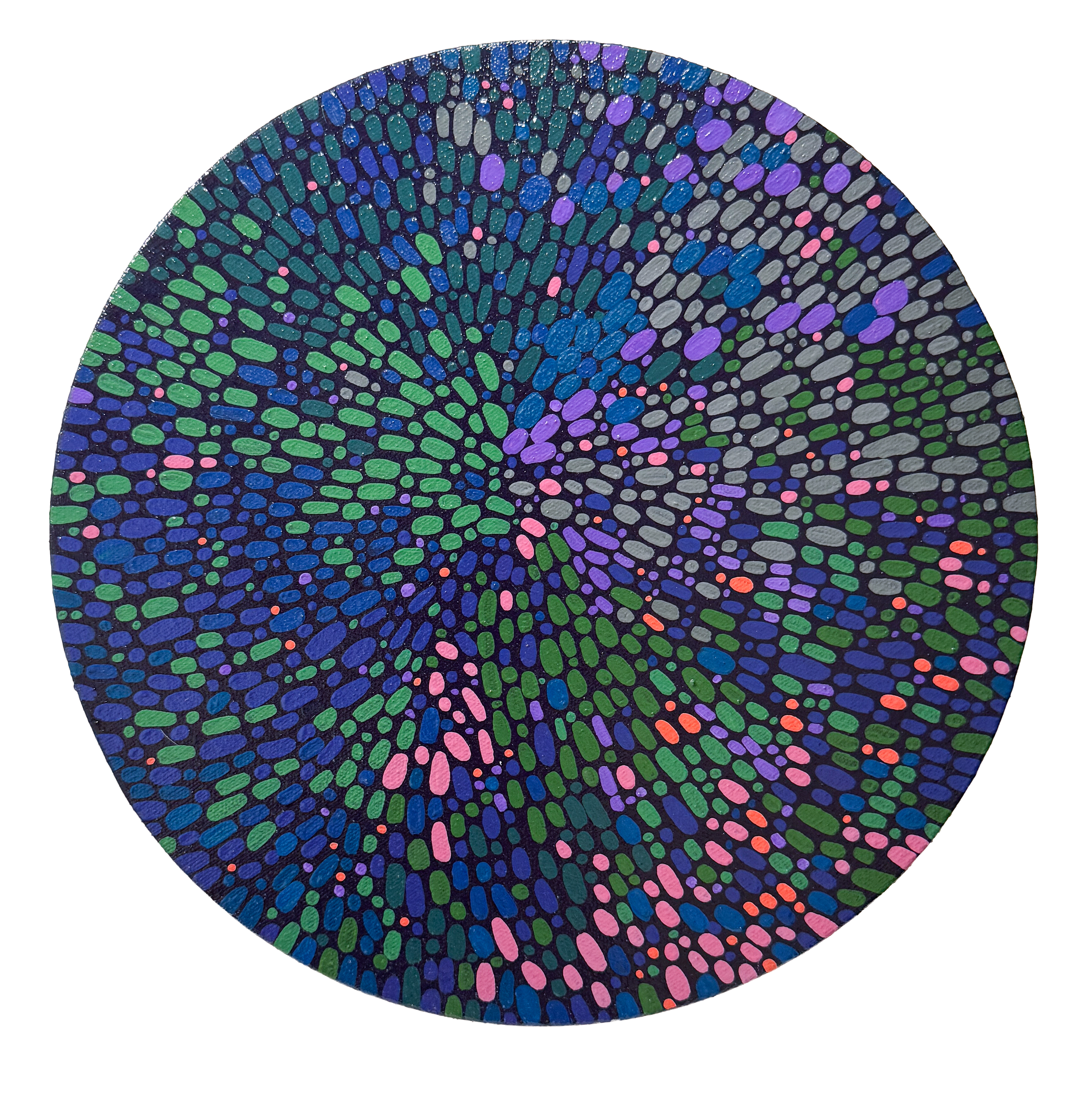 Bouquet Palette VIII, 2026 Acrylic on canvas on panel 12 inches