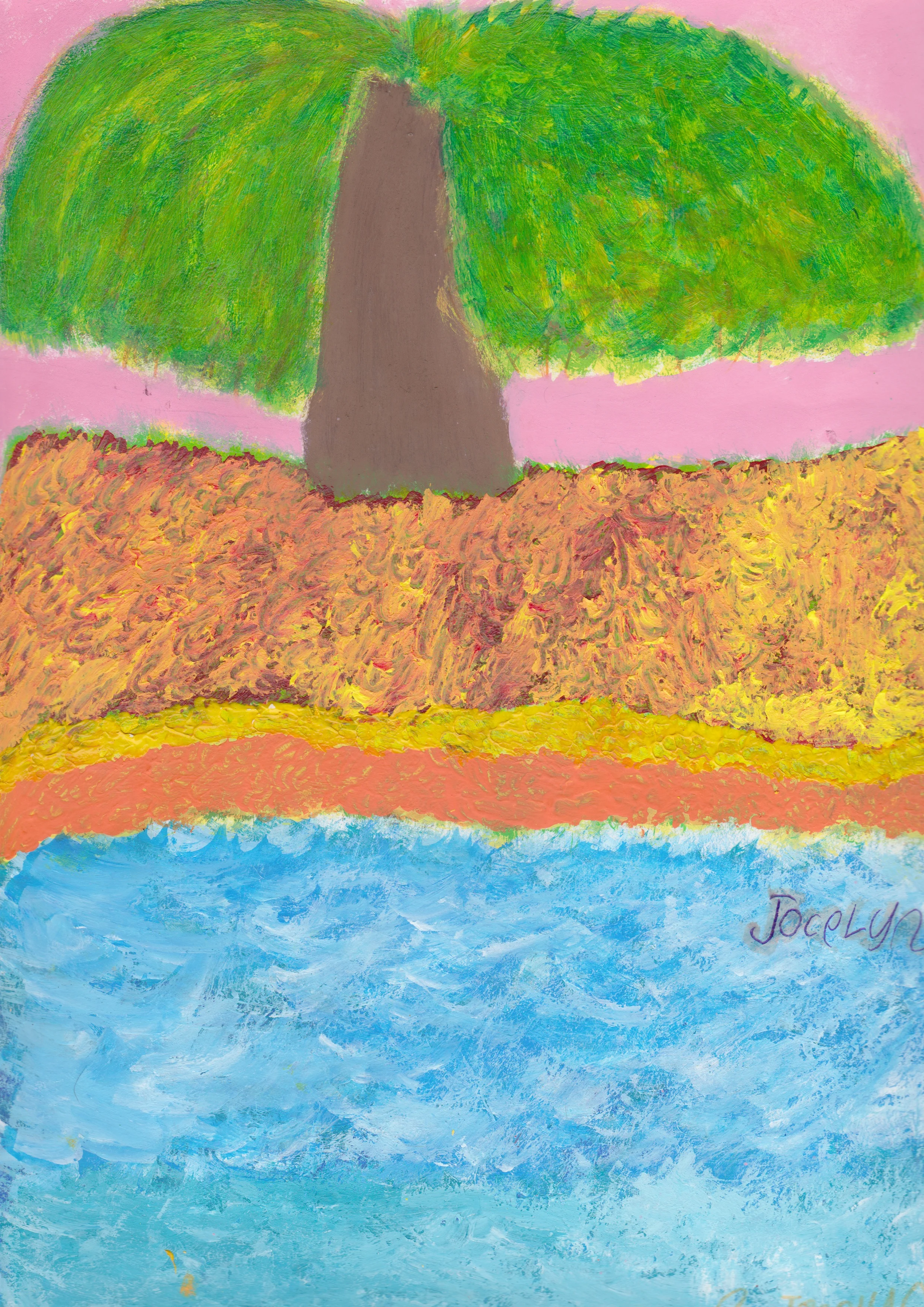 Umbrella Tree at the Beach