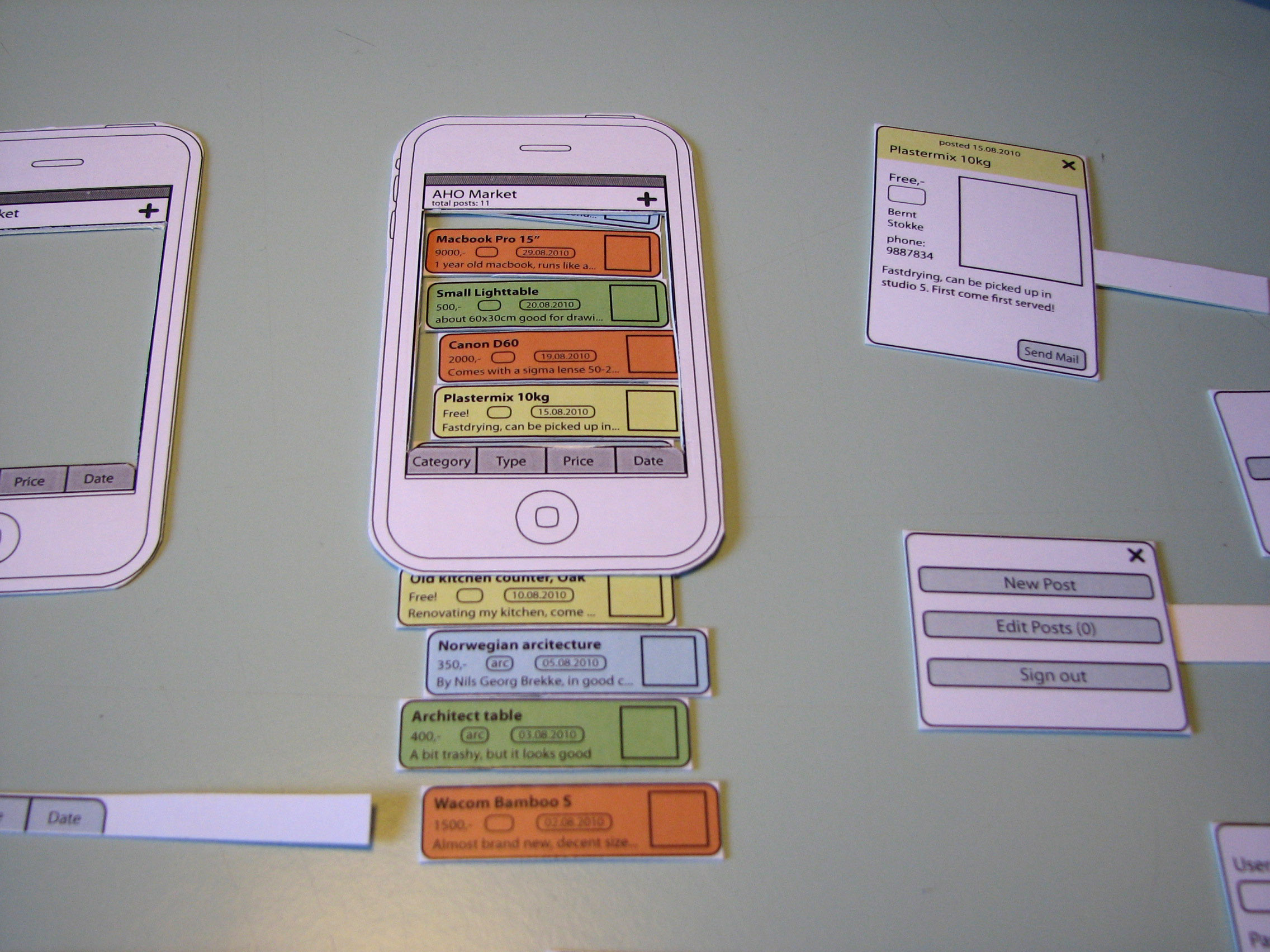 Paper prototyping