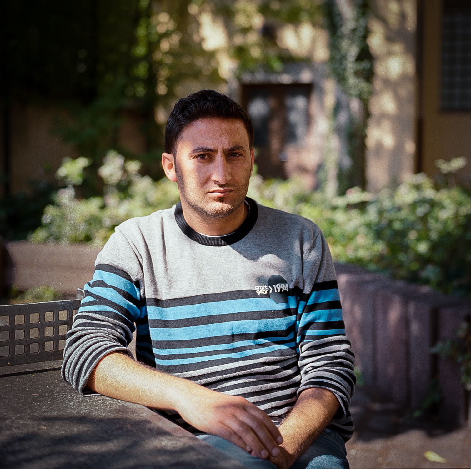 Maher, 33 Maher was born in the small village of Hama in central Syria, but he lived and taught as a primary school teacher in Damascus. His journey to Berlin took him via Sudan, Egypt, Libya, Italy, and Austria and cost him almost $5000. The sea journey between Libya and Italy lasted 9 hours at night, with 200 people aboard. His wife and baby son are still in Syria, Maher hopes to bring her over as soon as he can. He arrived in Berlin in spring 2015. August 21, 2015.