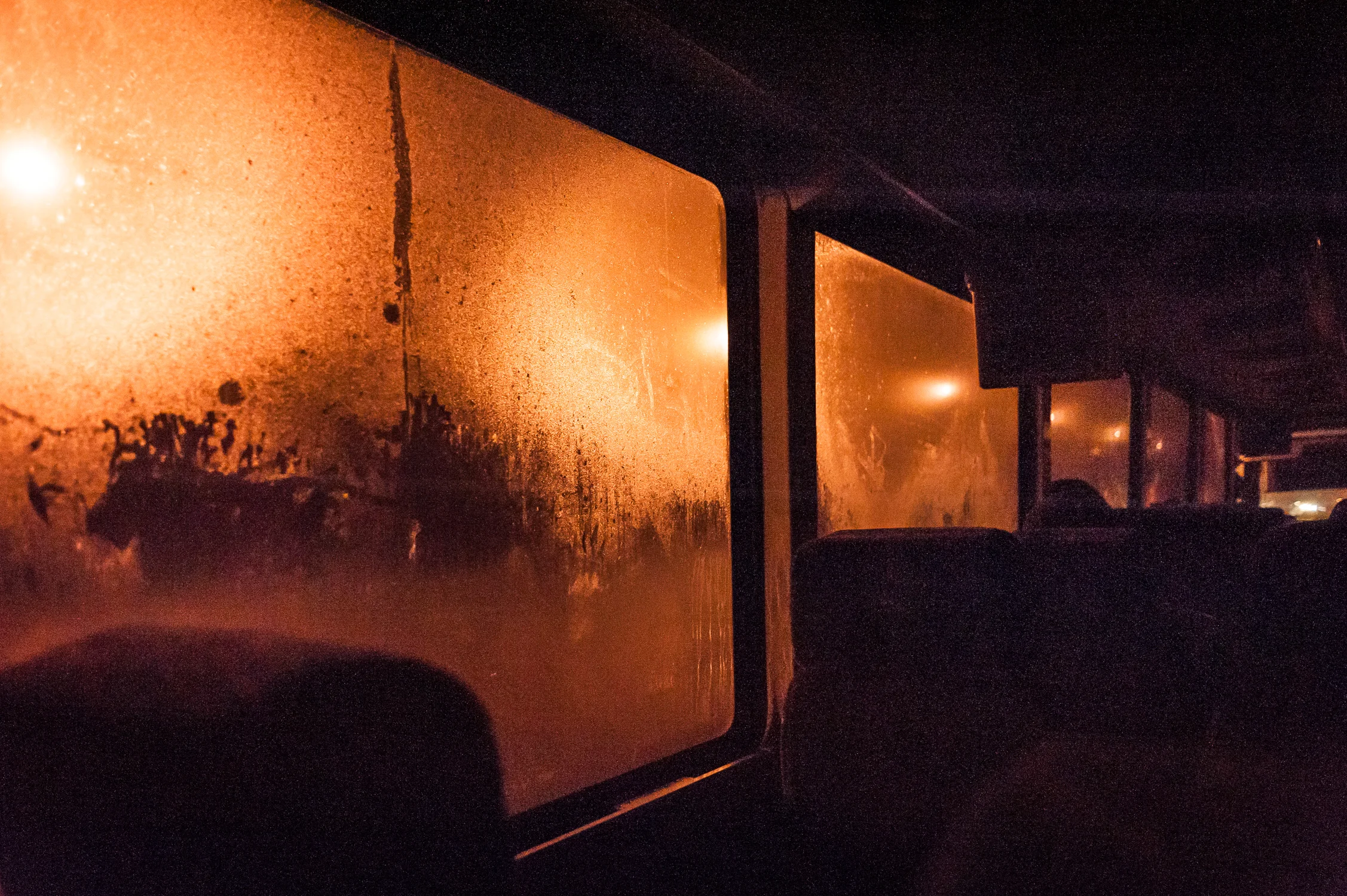 Every Friday and Saturday night hundreds of New Yorkers, mostly women, many with children, get on private buses and mini vans to drive all night in order to spend a few hours the next day with their husbands, brothers, mothers and fathers, who have been placed in prisons hundreds of miles from the city. March 29, 2014.
