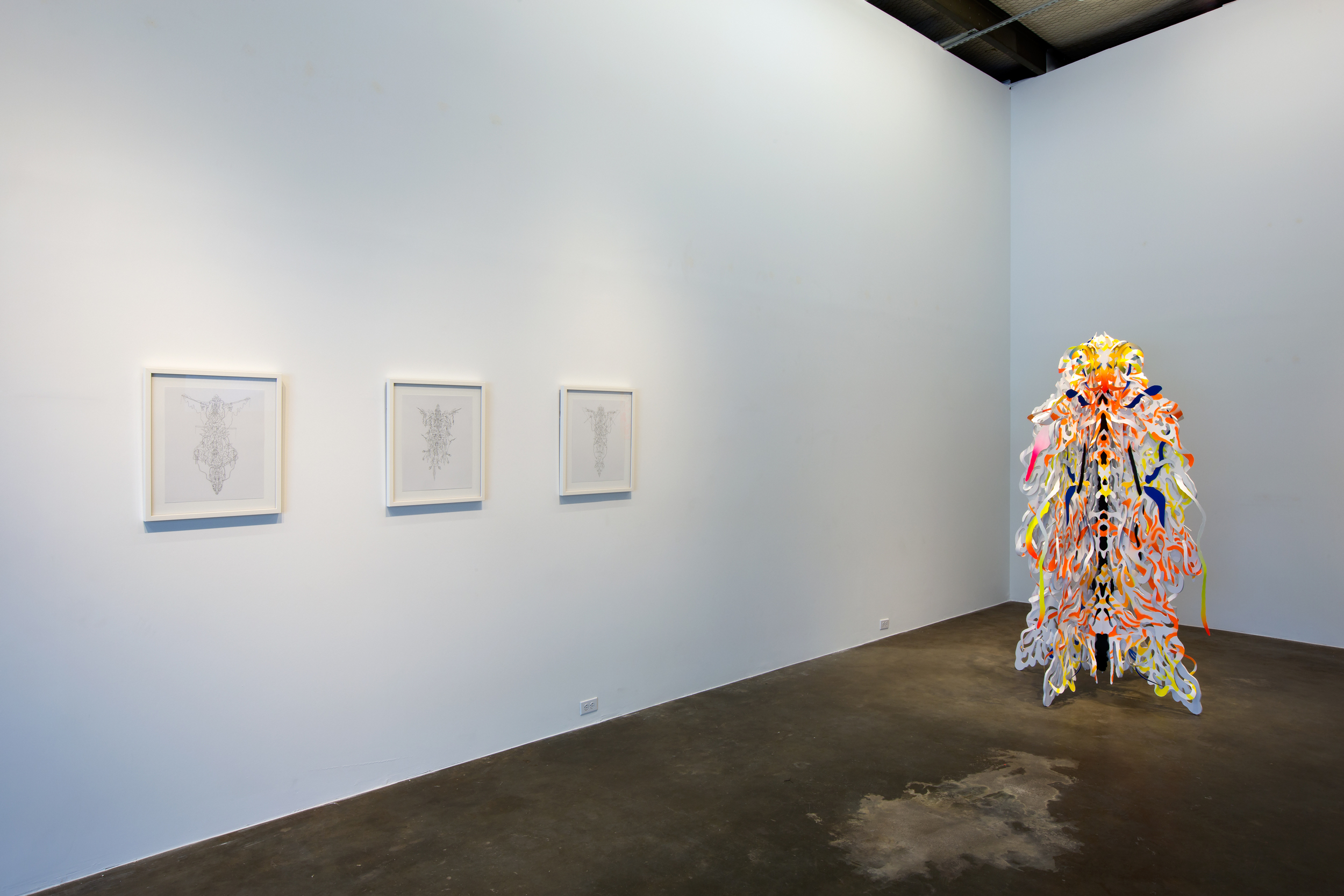 JIMMY JOE ROCHE, CRIMCRAW , Installation view November 2014.