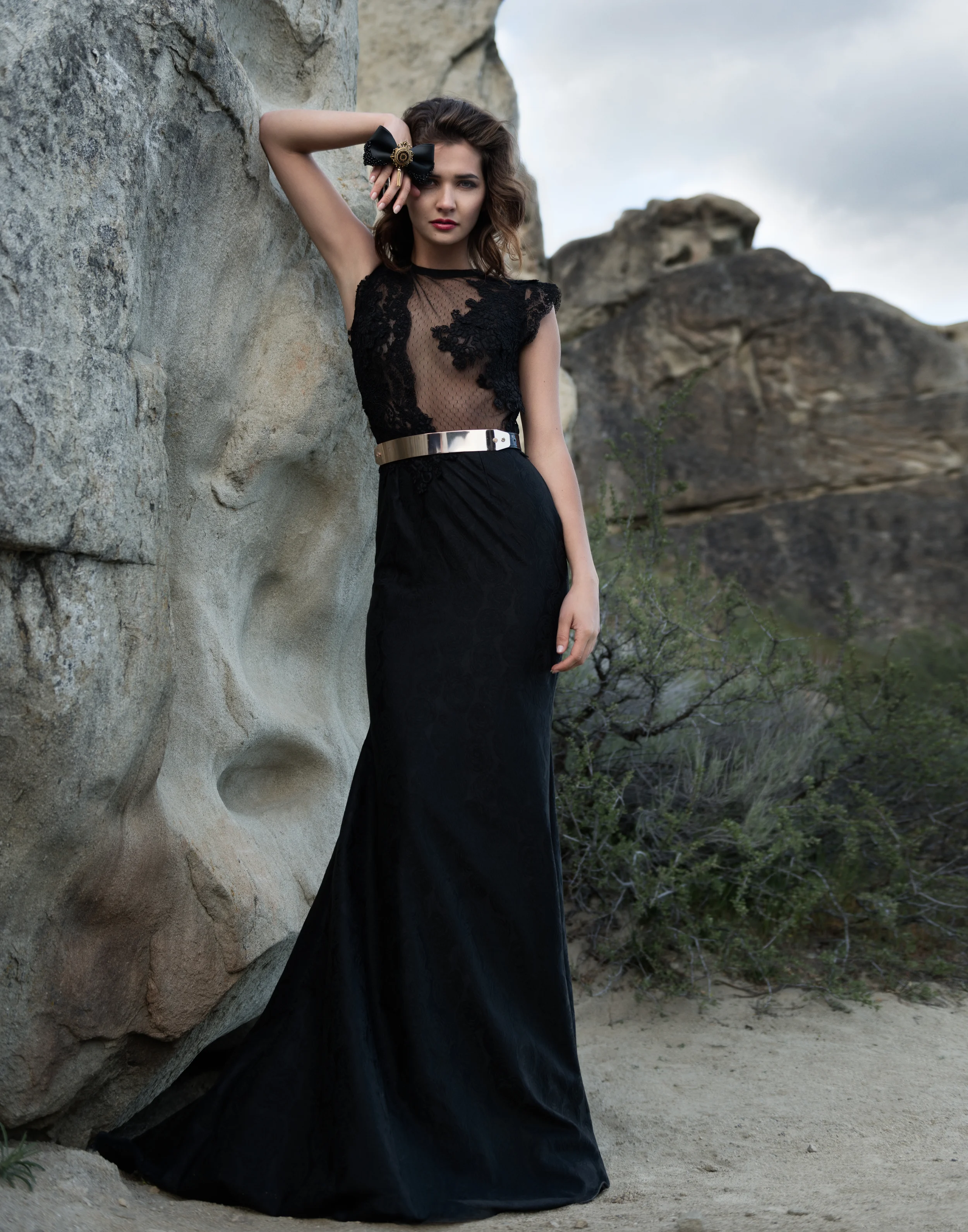 Photographer - Lisa S Town . MUAH - Elisabeth, Evoke Artistry . Model - Rachel Noe, Heffner Management . Designer - Andres Pinedo