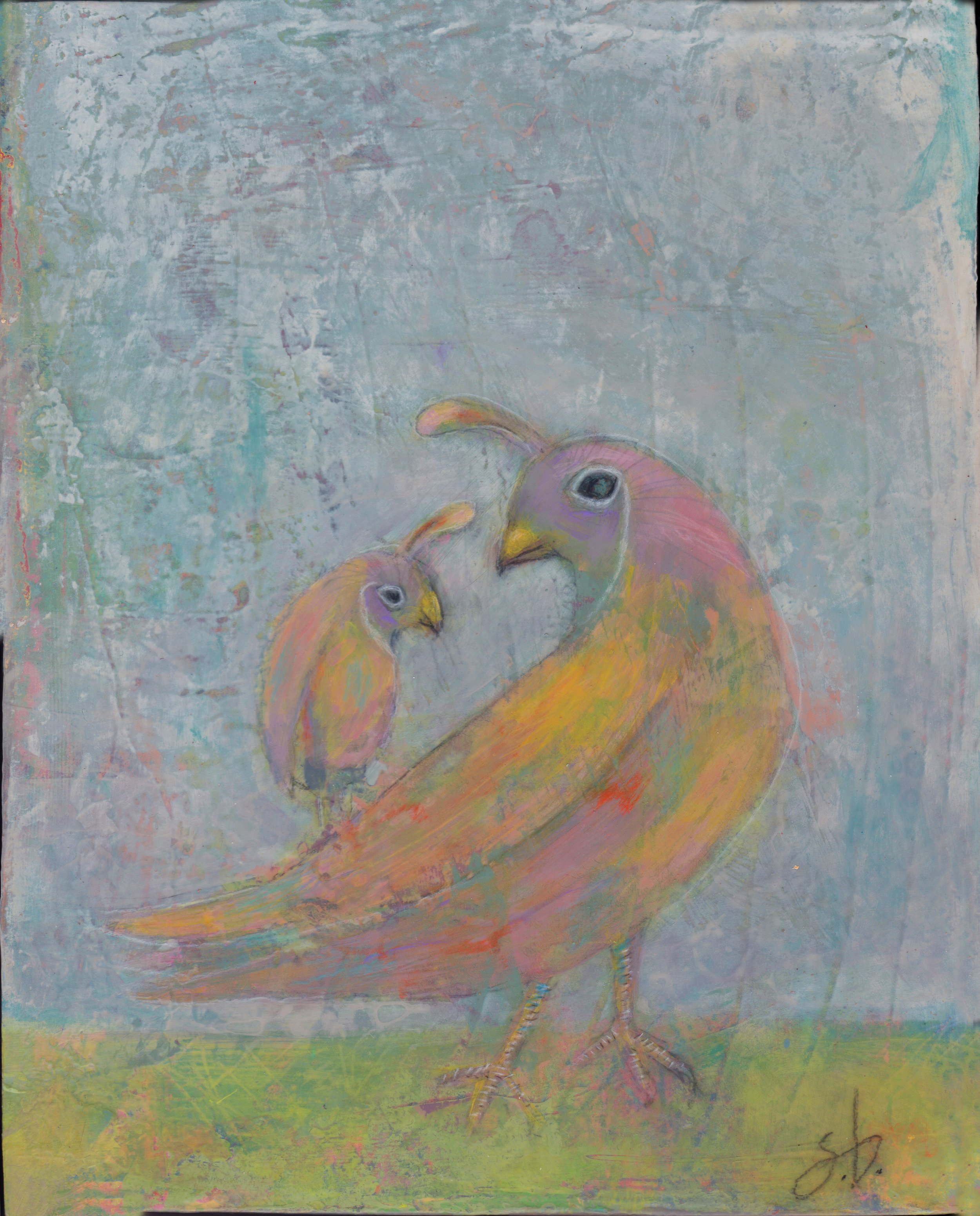 2022 PAINTING_desert animal_quail love_9x7.jpg