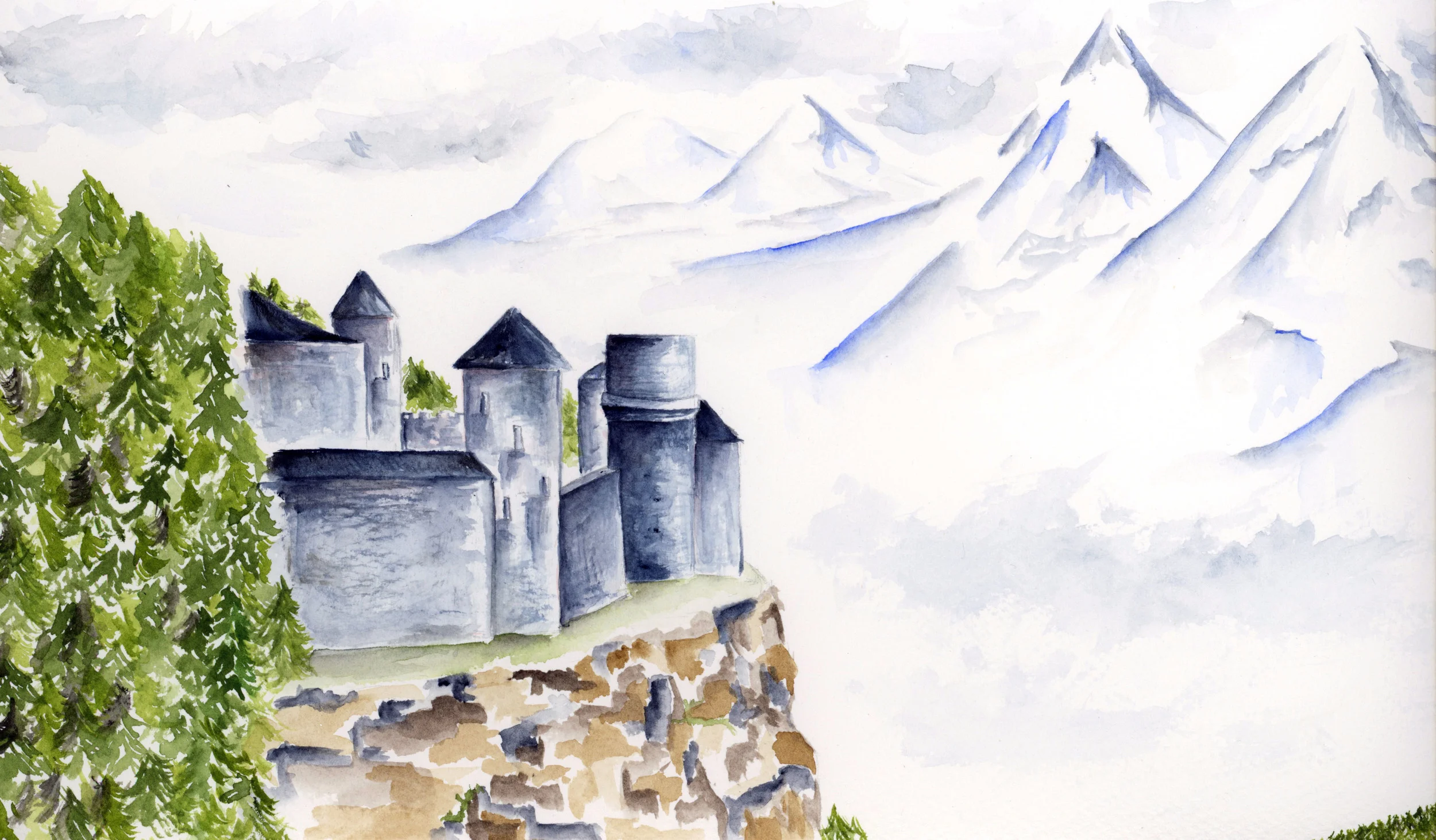 Illustration, Madrina Chronicles (watercolor)